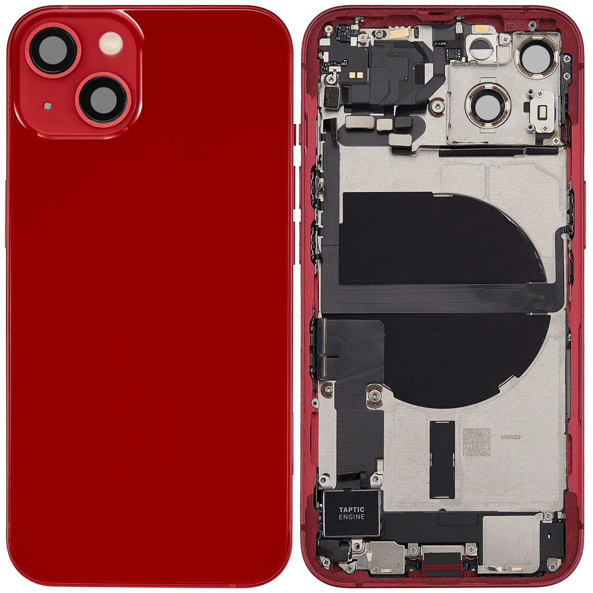 iPhone 13 için Şarj Bağlantı Noktası Flex ve Küçük Parçalarla Arka Muhafaza (ABD Versiyonu) (Kullanılan OEM Çekme: Sınıf B) (Kırmızı) iPhone 13 için Şarj Bağlantı Noktası Flex ve Küçük Parçalarla Arka Muhafaza (ABD Versiyonu) (Kullanılan OEM Çekme: Sınıf B) (Kırmızı)