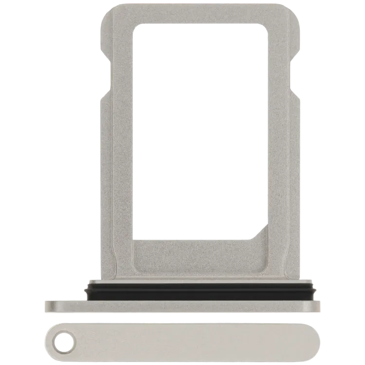 iPhone 12 Mini / 13 Mini (Beyaz) için Tek Sim Kart Tepsisi
