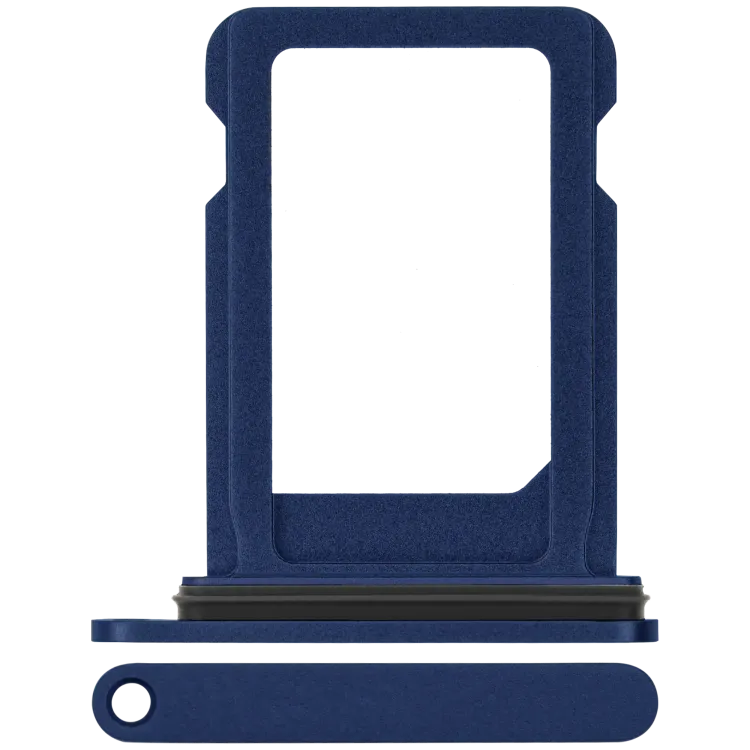 iPhone 12 Mini İçin Tek Sim Kart Tepsisi (Mavi)
