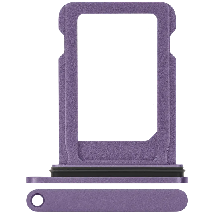 iPhone 12 Mini İçin Tek Sim Kart Tepsisi (Mor)