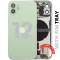 iPhone 12 için Kasa Full Set Şarj Bağlantı Noktası Flex ve Küçük Parçalarla Arka Muhafaza (AB / Global Versiyon)(Yeşil)