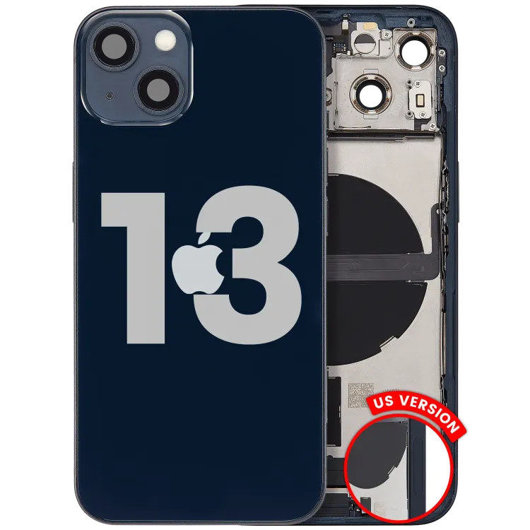 Arka Muhafaza, iPhone 13 için Şarj Bağlantı Noktası Flex ve Küçük Parçalar (ABD Versiyonu) (Kullanılan OEM Çekme: Sınıf B) (Gece Yarısı)