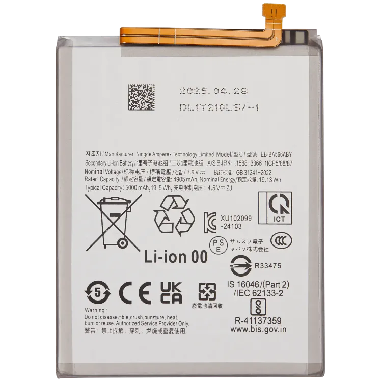 Samsung A36 Batarya Pil Orijinal Kapasite Logosuz Ürün EB-BA366ABY (1. Kalitedir)