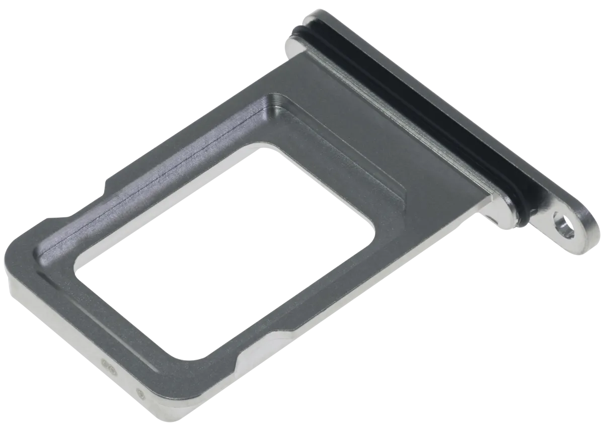 iPhone 11 Pro / 11 Pro Max için Tek Sim Kart Tepsisi (Servis Paketi) (Gümüş)