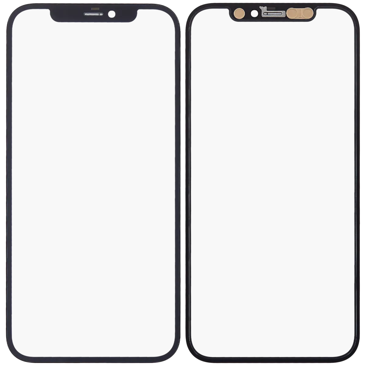 2'si 1 Arada (Cam + OCA Önceden Yüklenmiş) iPhone 12 / 12 Pro (OCA Master) (2'li Paket)