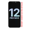 iPhone 12 Pro Max için Orijinal Ekran Dokunmatik Önceden Eklenmiş Yakınlık Sensörü Flex'li
