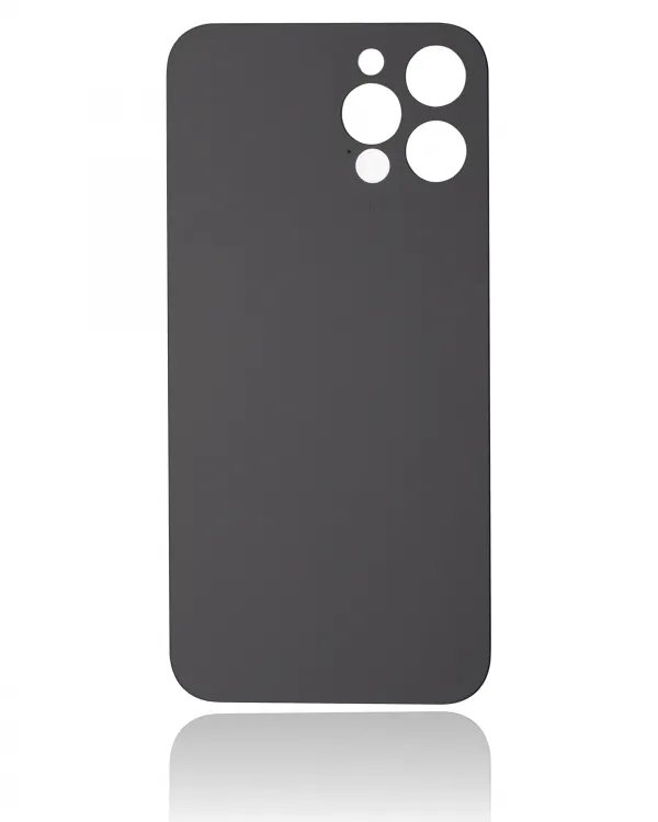 iPhone 12 Pro Max İçin 3M Yapışkanlı Arka Cam (Logosuz / Büyük Kamera Deliği) (Pasifik Mavisi)