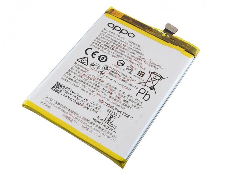 Oppo A91 Batarya Pil Orjinal Mah Logosuz Ürün BLP687