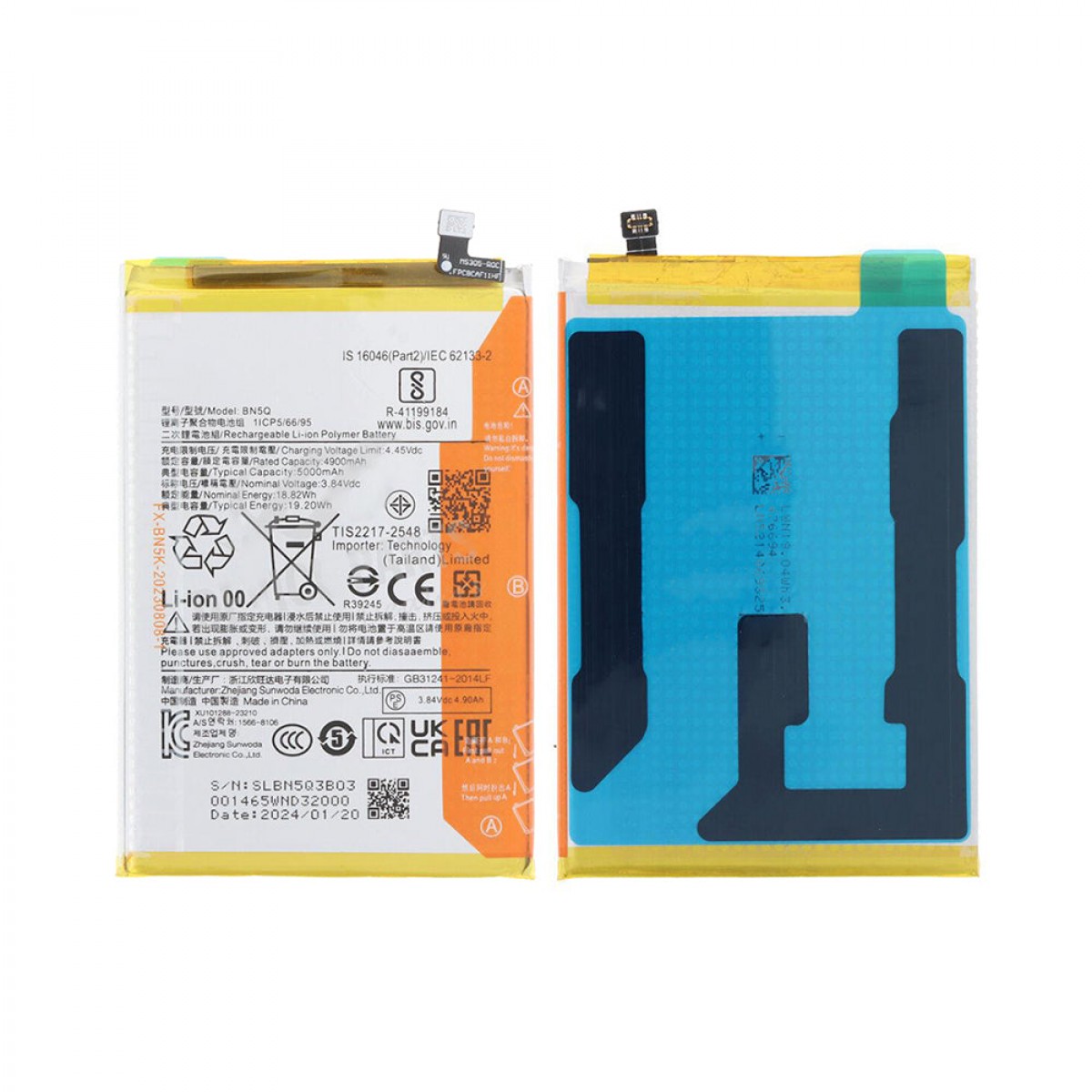 Xiaomi Redmi 13C Batarya Pil Orjinal Mah Logosuz Ürün BN5Q