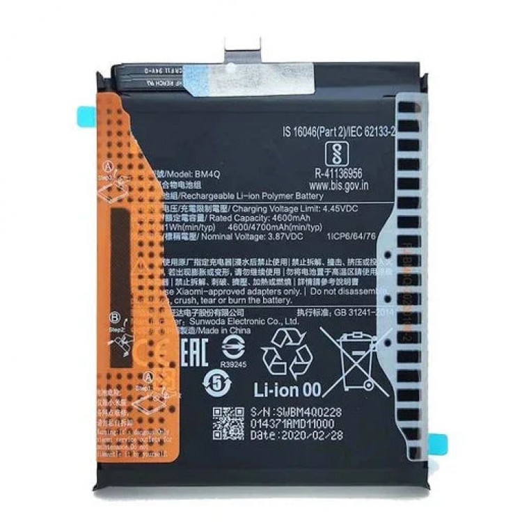 Xiaomi Redmi K30 PRO Batarya Pil Orjinal Mah Logosuz Ürün BM4Q