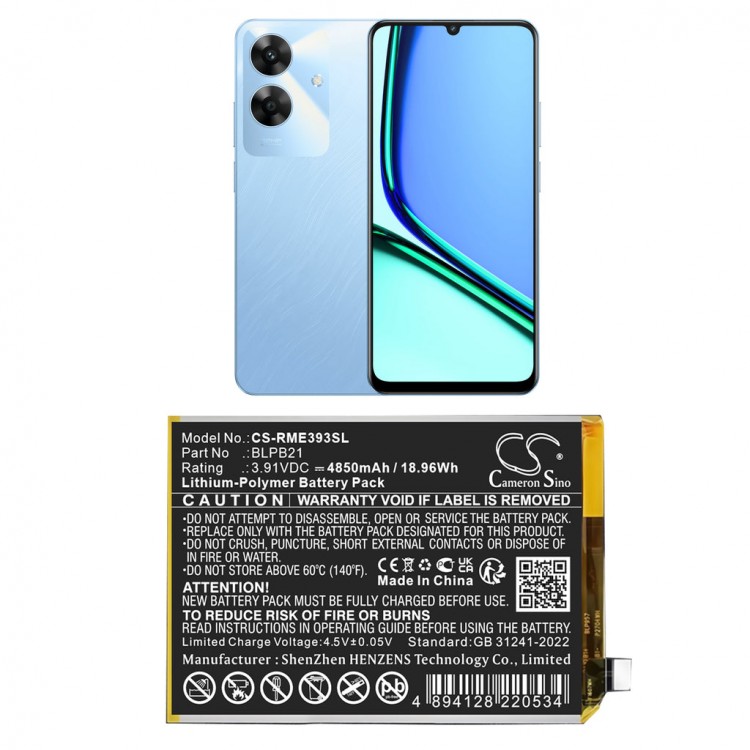 Realme Note 60 Batarya Pil Orjinal Mah Logosuz Ürün
