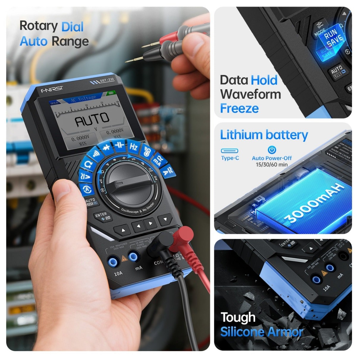 Fnirsi DST-210 Ölçü Aleti Fnirsi DST-210 Ölçü Aleti