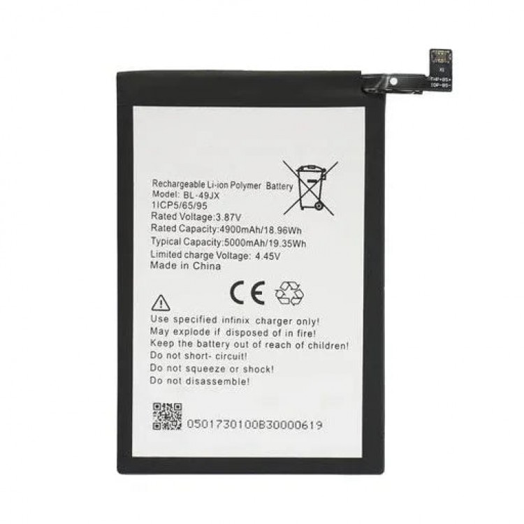Infinix Note 10 PRO Batarya Pil Orjinal Mah Logosuz Ürün BL-49JX