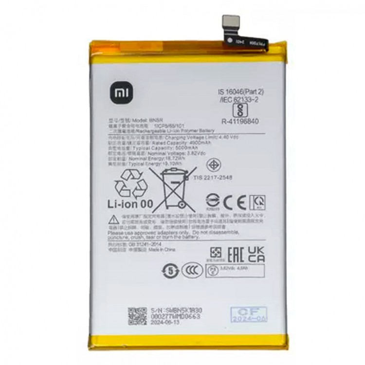 Xiaomi Poco M6 PRO Batarya Pil Orjinal Mah Logosuz Ürün BN5Y