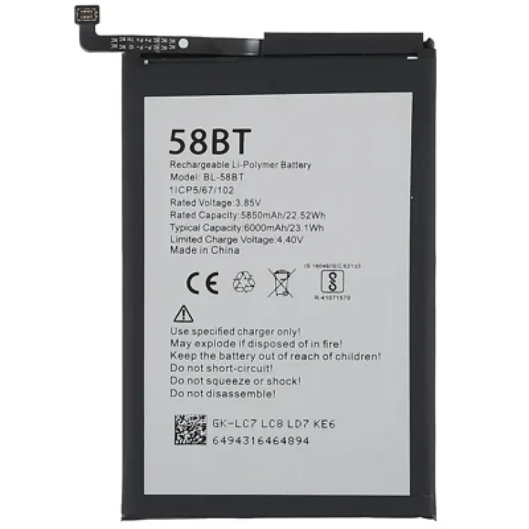 Tecno Pova 4 Batarya Pil Orjinal Mah Logosuz Ürün BL-58BT