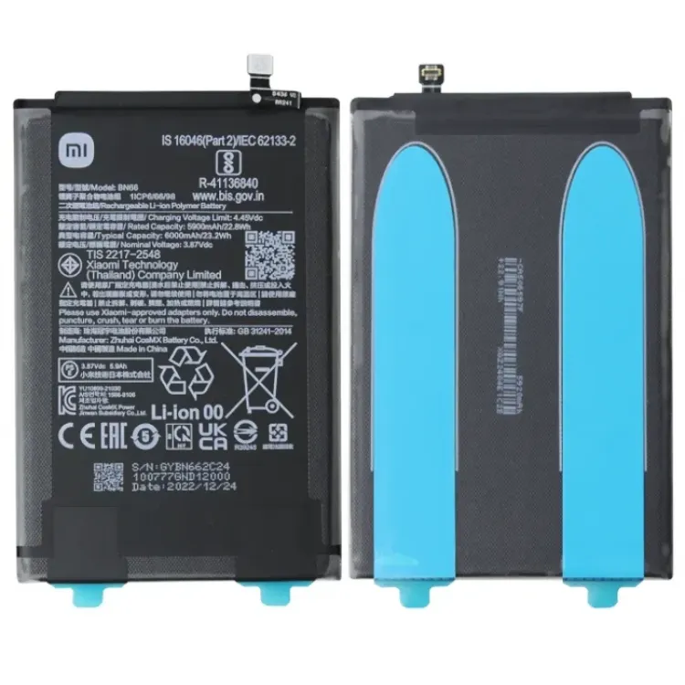 Xiaomi Poco C40 Batarya Pil Orijinal Kapasite Logosuz Ürün BN66 (1. Kalitedir)