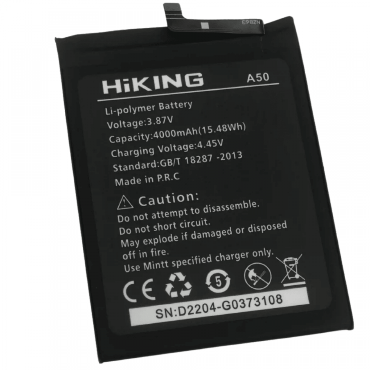 Hiking A50 Batarya Pil Orjinal Mah Logosuz Ürün