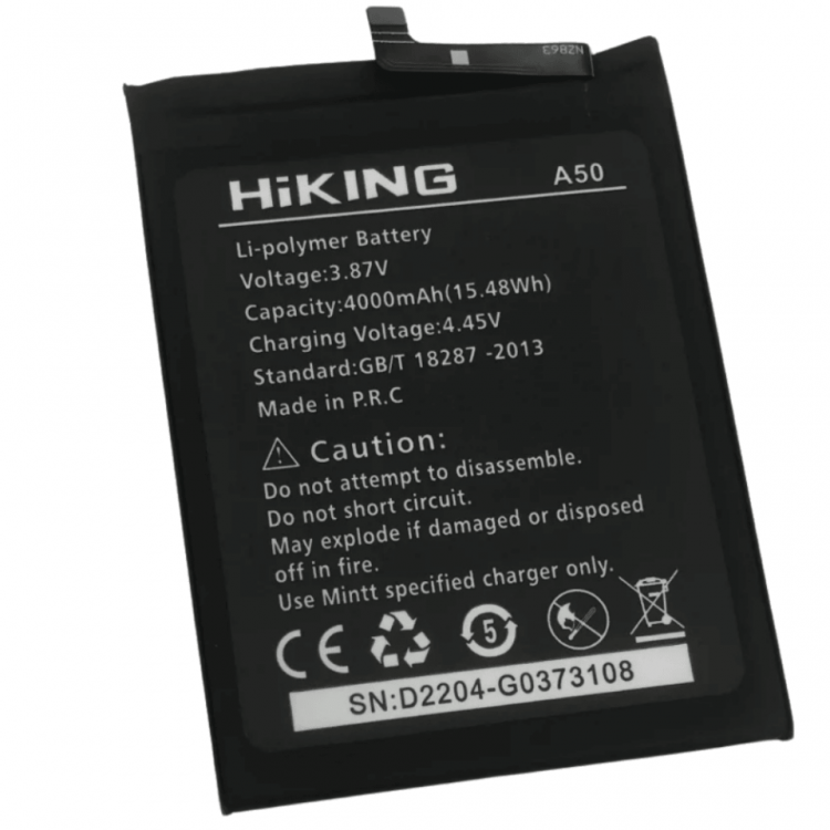 Hiking A50 Batarya Pil Orjinal Mah Logosuz Ürün