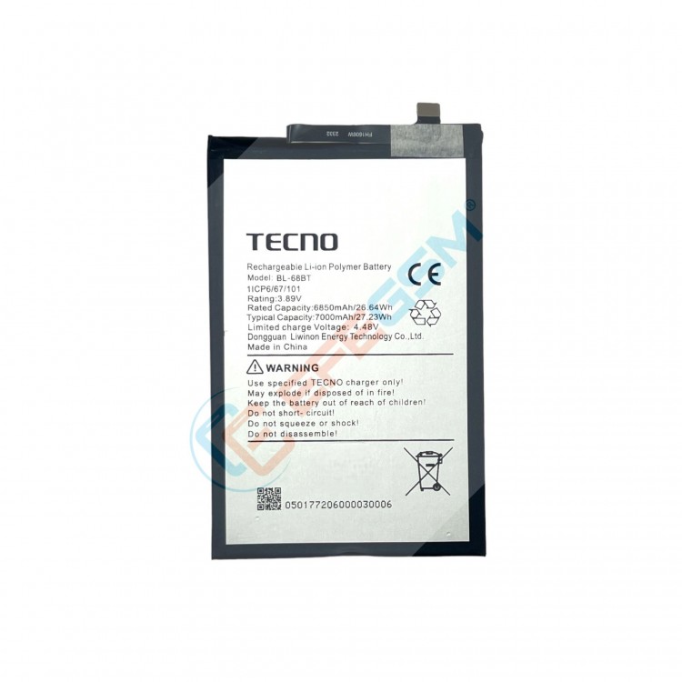 Tecno Pova NEO 2 Batarya Pil Orjinal Mah Logosuz Ürün BL-68BT