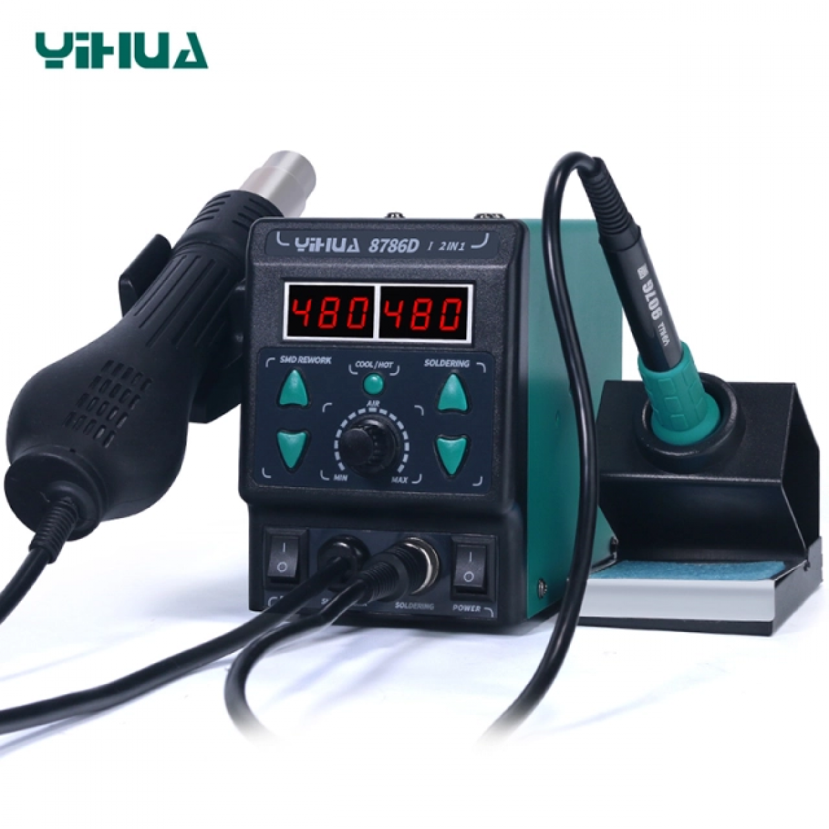 Yihua 8786D-I Sıcak Hava & Lehim istasyonu Yihua 8786D-I Sıcak Hava & Lehim istasyonu