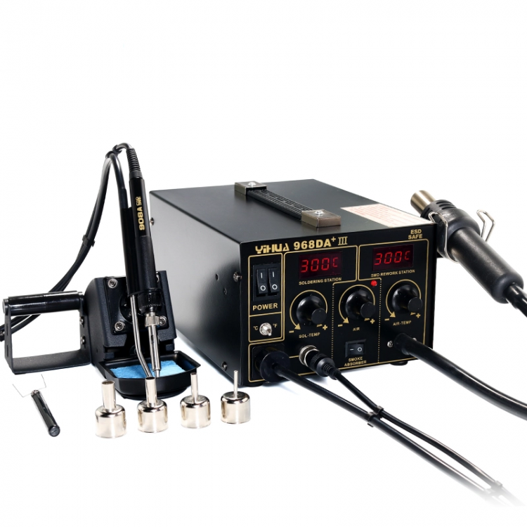 Yihua 968Da+-III Sıcak Hava & Lehim istasyonu