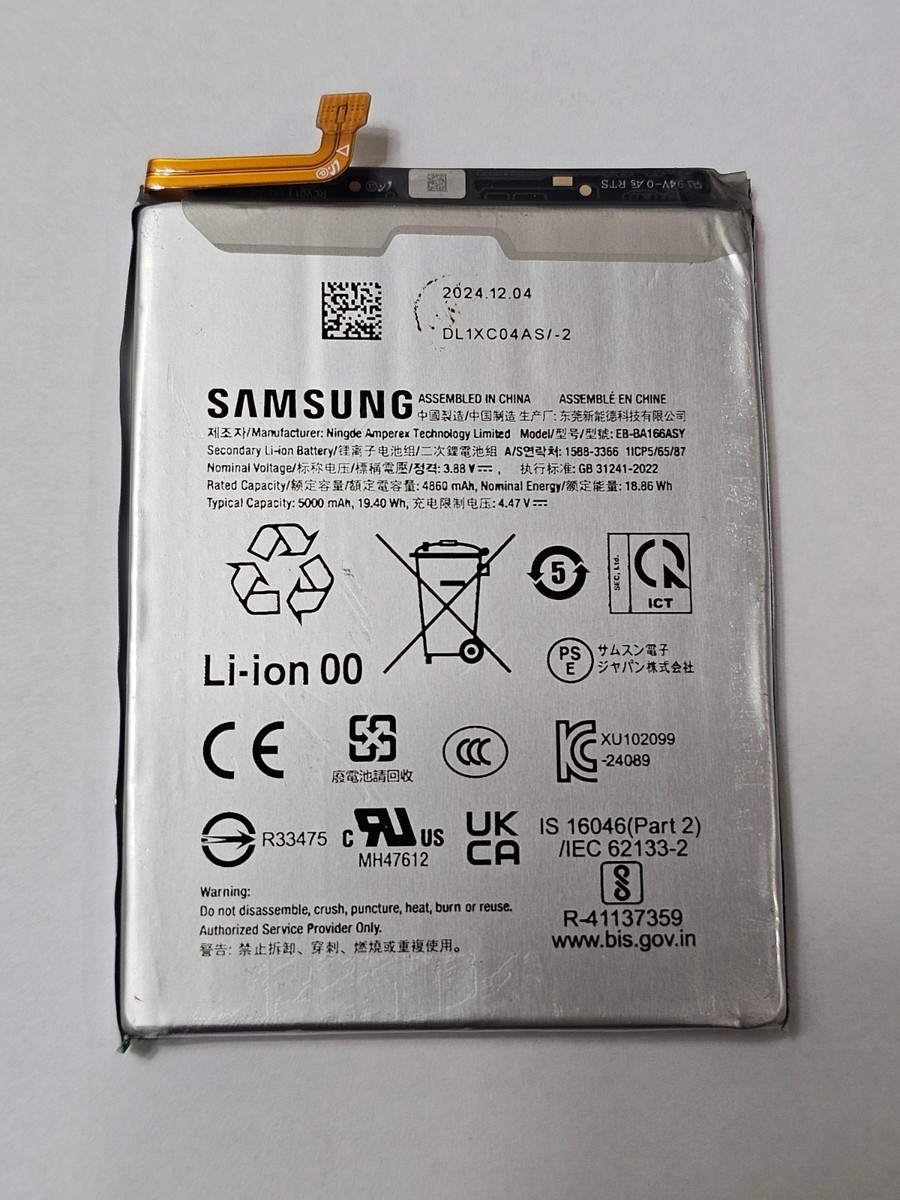 Samsung A16 Batarya Pil Orjinal Mah Logosuz Ürün EB-BA166ABY Samsung A16 Batarya Pil Orjinal Mah Logosuz Ürün EB-BA166ABY