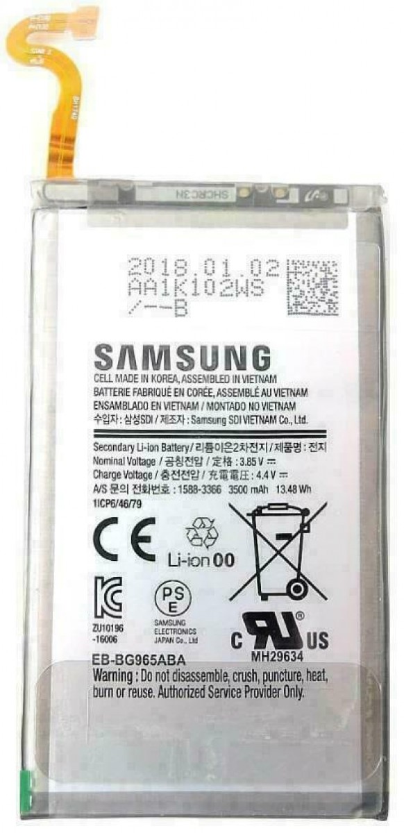 Samsung G965 (S9 PLUS) Batarya Pil Orjinal Mah Logosuz Ürün EB-BG965ABY
