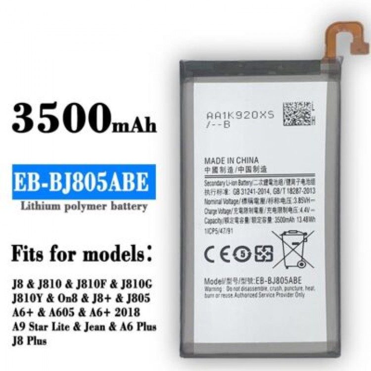 Samsung J8 (J810) Batarya Pil Orjinal Mah Logosuz Ürün EB-BJ810ABY