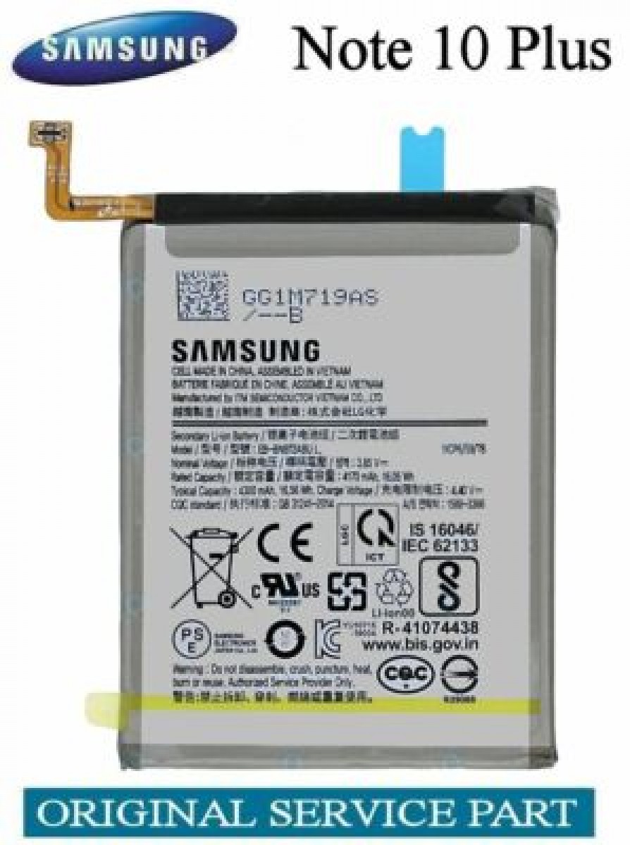 Samsung Note 10 PLUS Batarya Pil Orjinal Mah Logosuz Ürün EB-BN975ABY Samsung Note 10 PLUS Batarya Pil Orjinal Mah Logosuz Ürün EB-BN975ABY