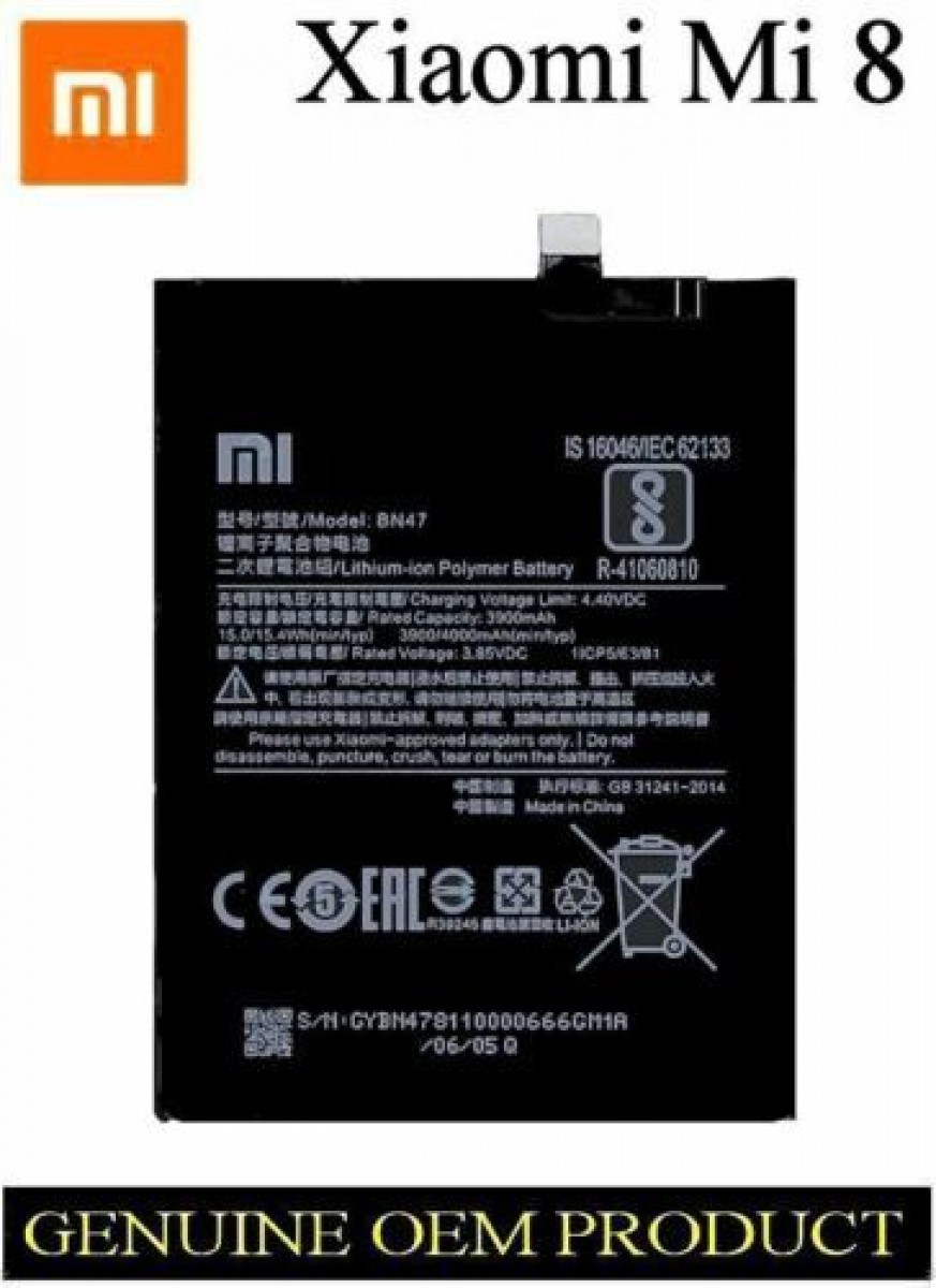 Xiaomi Mİ 6 Batarya Pil Orjinal Mah Logosuz Ürün BM36 Xiaomi Mİ 6 Batarya Pil Orjinal Mah Logosuz Ürün BM36
