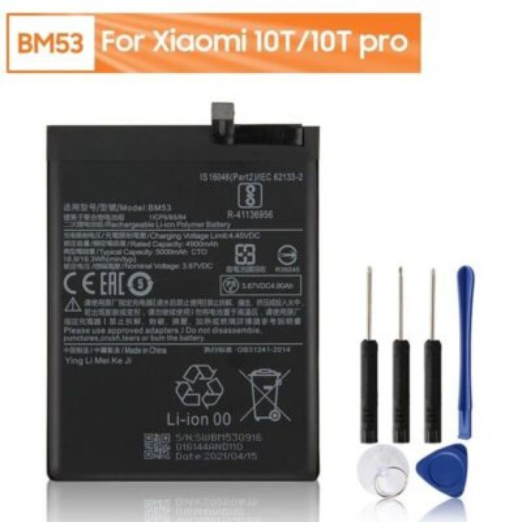Xiaomi Mİ 10T PRO Batarya Pil Orjinal Mah Logosuz Ürün BM53