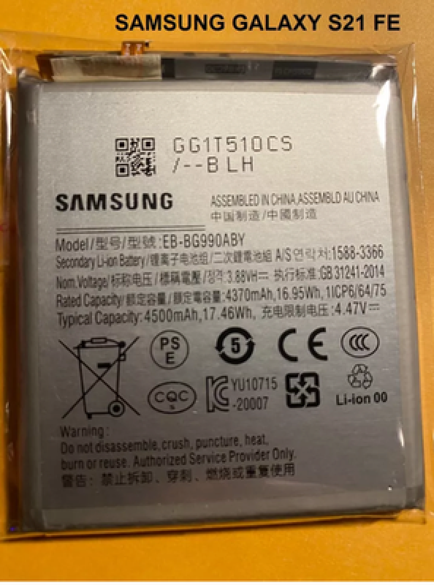Samsung S21 FE Batarya Pil Orjinal Mah Logosuz Ürün EB-BG990ABY
