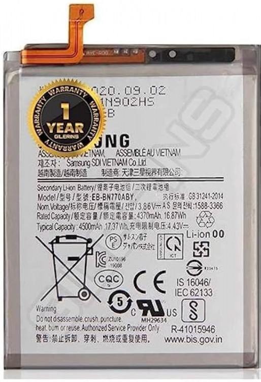 Samsung Note 10 LİTE Batarya Pil Orjinal Mah Logosuz Ürün EB-BN770ABY