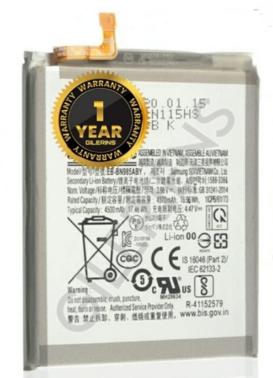 Samsung Note 20 Ultra Batarya Pil Orjinal Mah Logosuz Ürün EB-BN985ABY