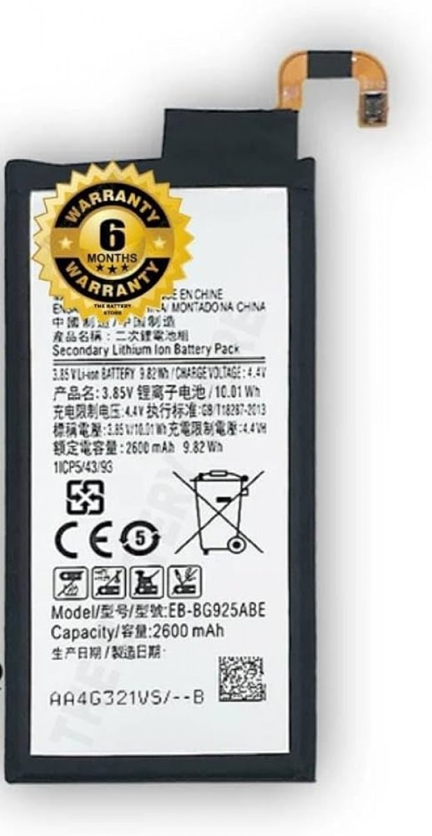 Samsung G925 (S6 EDGE) Batarya Pil Orjinal Mah Logosuz Ürün EB-BG925ABY Samsung G925 (S6 EDGE) Batarya Pil Orjinal Mah Logosuz Ürün EB-BG925ABY