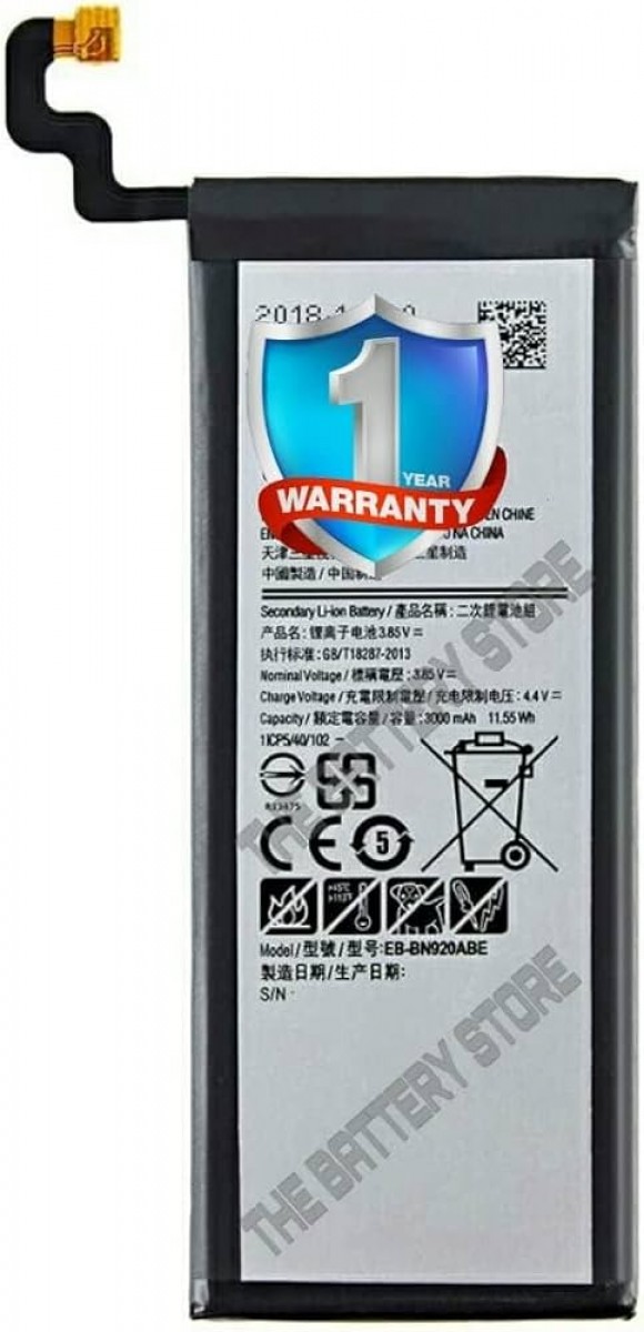 Samsung N920 (Note5) Batarya Pil Orjinal Mah Logosuz Ürün EB-BN920ABY