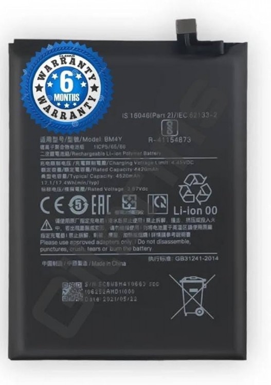 Xiaomi Redmi K40 PRO Batarya Pil Orjinal Mah Logosuz Ürün BM4Y