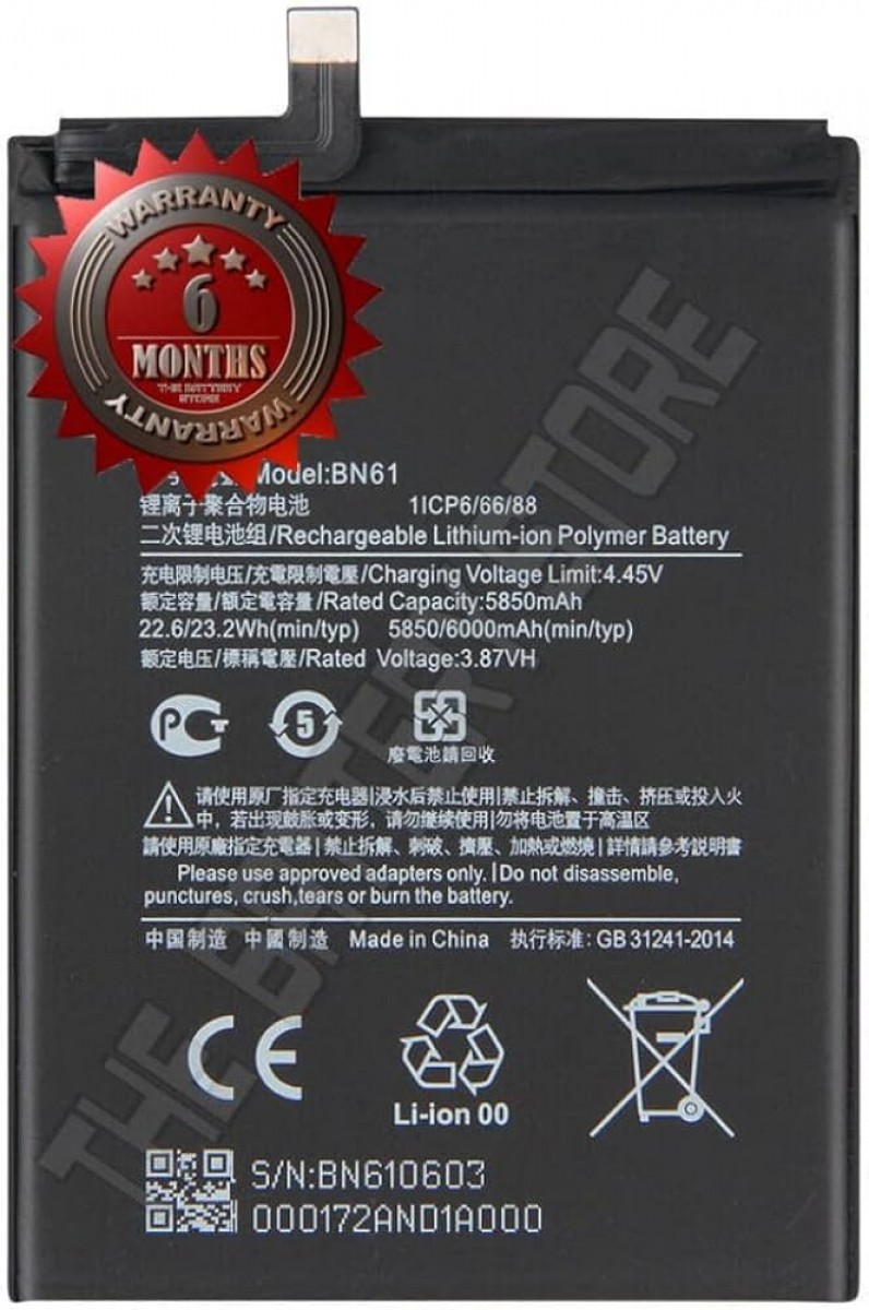 Xiaomi Poco X3 Batarya Pil Orjinal Mah Logosuz Ürün BN61