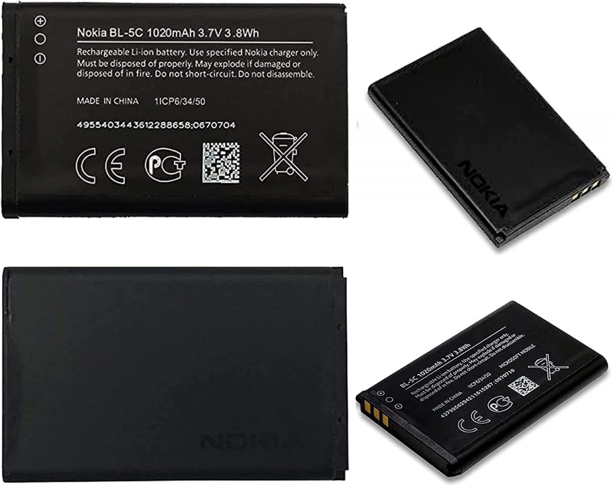Nokia BL-5C Batarya Pil Orjinal Mah Logosuz Ürün