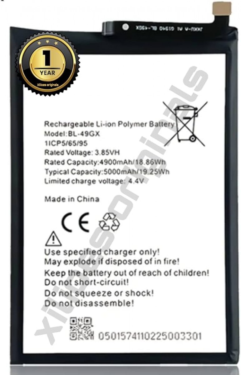 Infinix HOT 11S Batarya Pil Orjinal Mah Logosuz Ürün BL-49GX