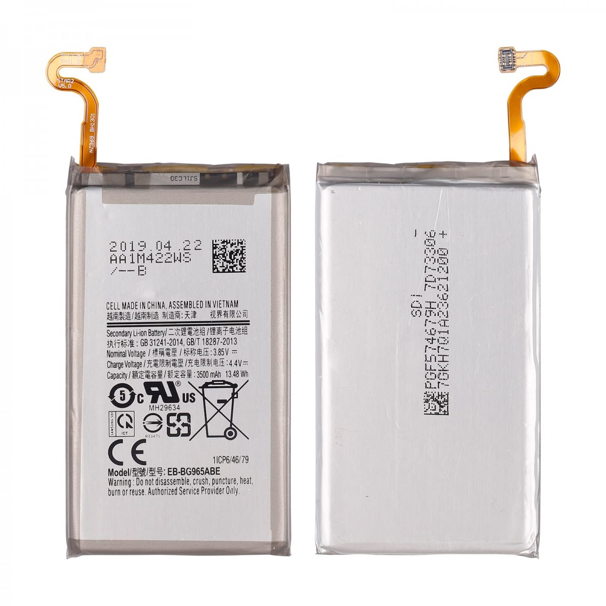 Samsung G965 (S9 PLUS) Batarya Pil Orjinal Mah Logosuz Ürün EB-BG965ABY