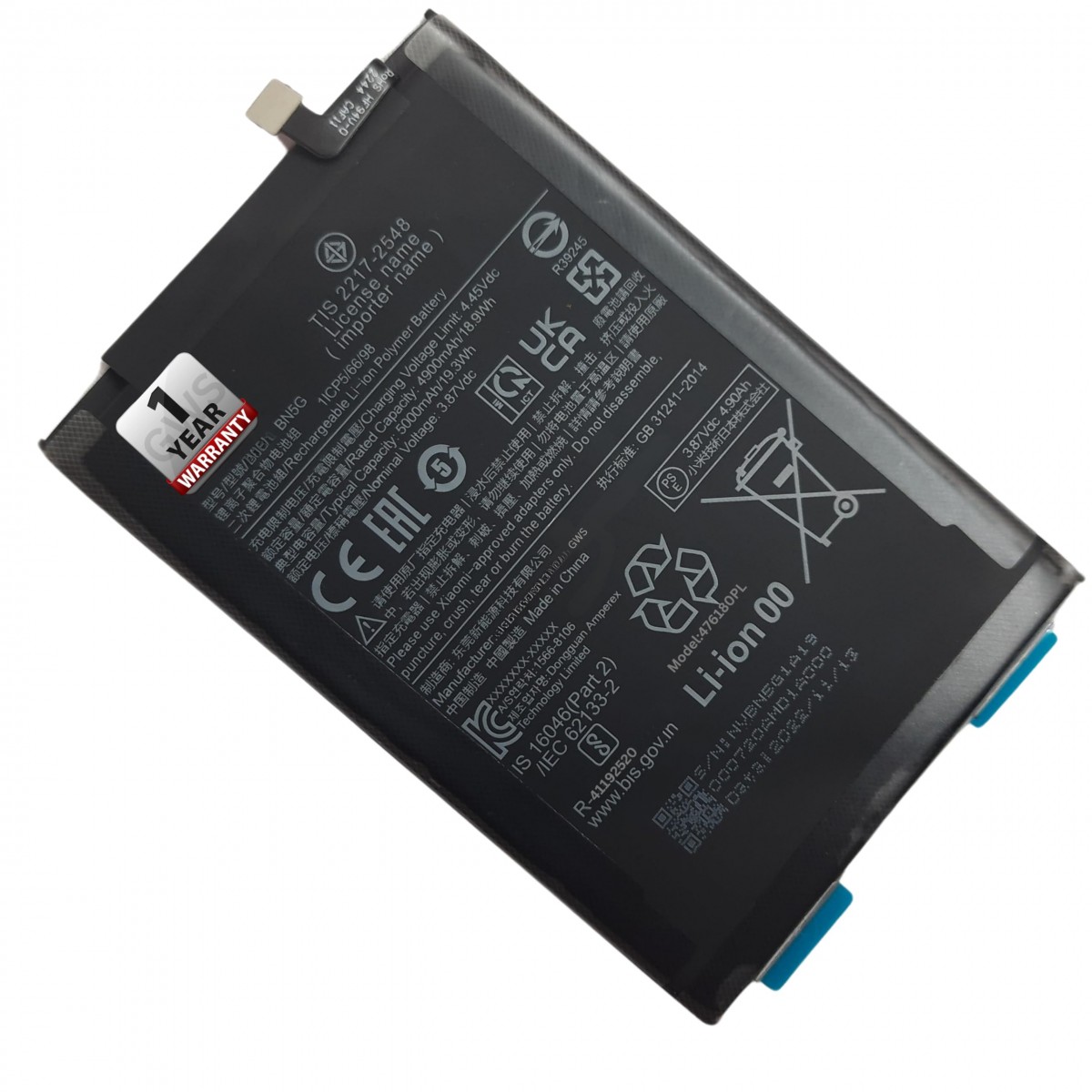 Xiaomi Redmi 10C Batarya Pil Orjinal Mah Logosuz Ürün BN5G