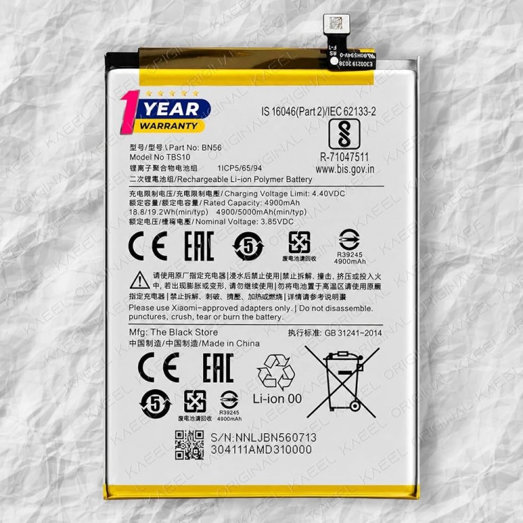 Xiaomi Redmi 9A Batarya Pil Orjinal Mah Logosuz Ürün BN56