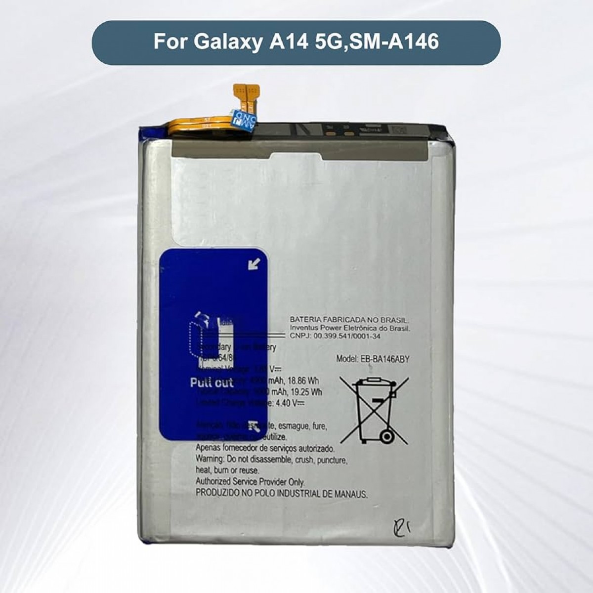Samsung A146 Batarya Pil Orjinal Mah Logosuz Ürün EB-BA146ABY Samsung A146 Batarya Pil Orjinal Mah Logosuz Ürün EB-BA146ABY