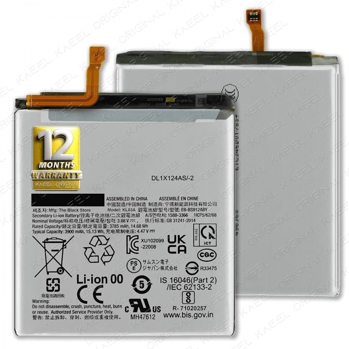 Samsung S24 Batarya Pil Orjinal Mah Logosuz Ürün EB-BS921ABY