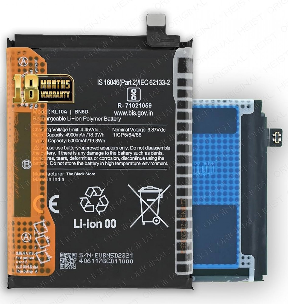 Xiaomi Redmi Note 11S Batarya Pil Orjinal Mah Logosuz Ürün BN5D