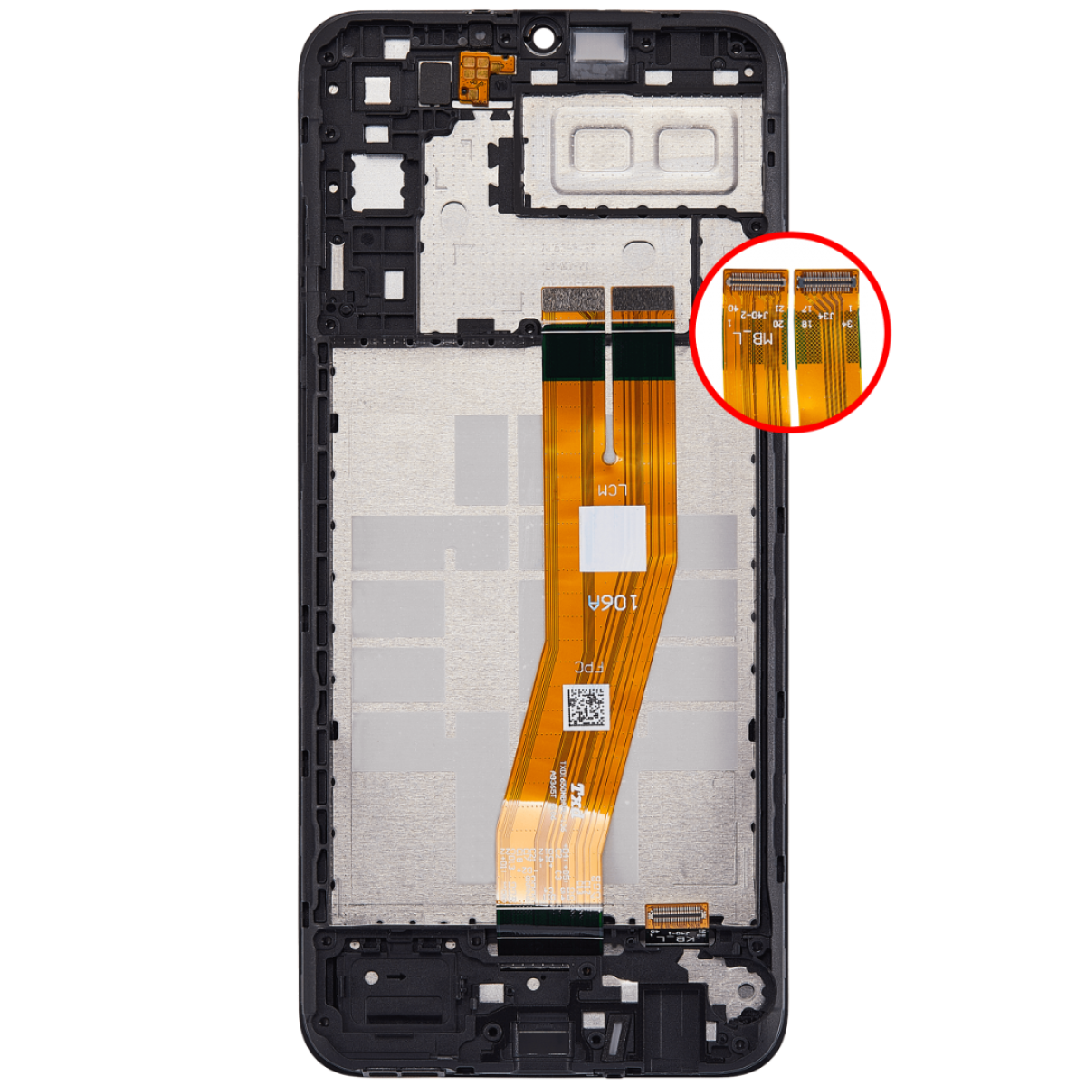 Samsung A04e Çıtalı Ekran Dokunmatik Orijinal Samsung A04e Çıtalı Ekran Dokunmatik Orijinal