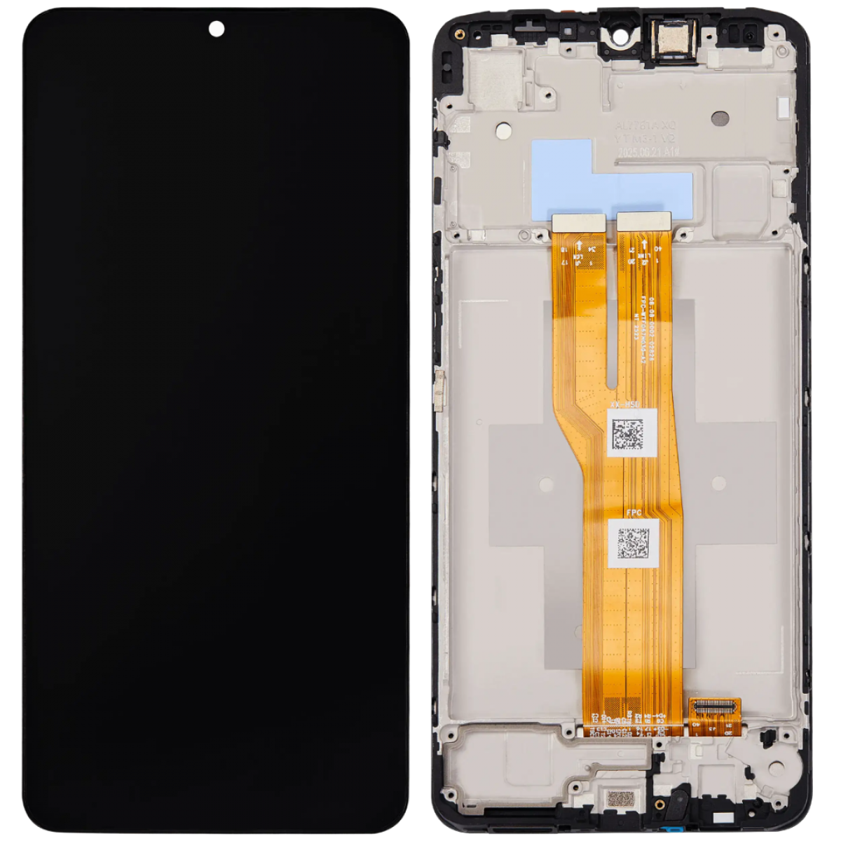 Samsung A07 4G Çıtalı Ekran Dokunmatik Orijinal
