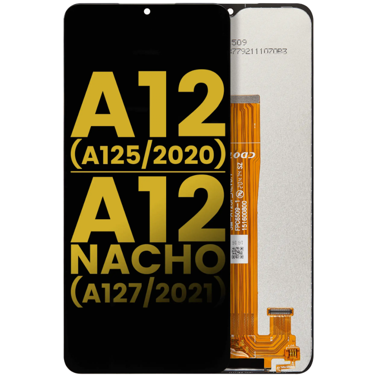 Samsung A12 ekran dokunmatik Orijinal UNIVERSAL Çitasız (Çerçevesiz)