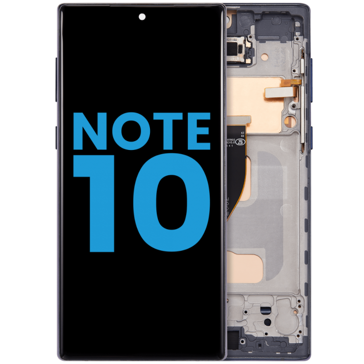 Samsung Note 10 Çıtalı ekran dokunmatik Siyah HD+